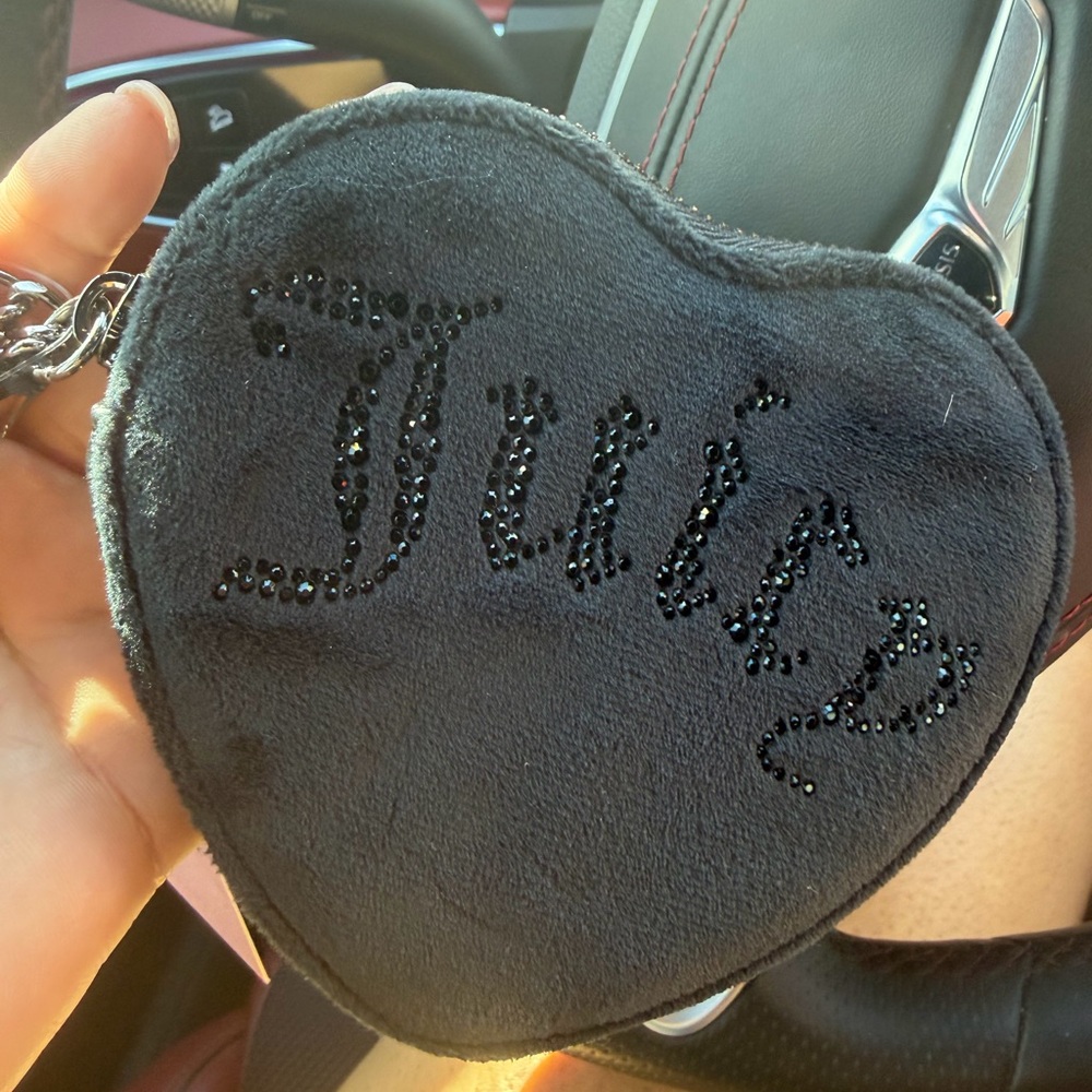 Juicy Couture Black and White Coin Purse